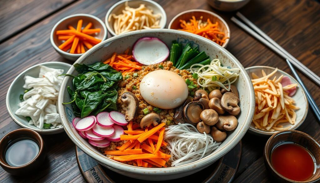 Beilagen zu Bibimbap