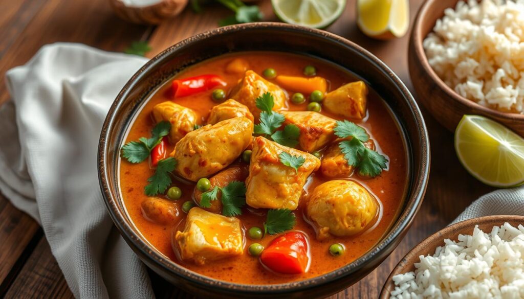 Chicken-Curry mit Kokosmilch