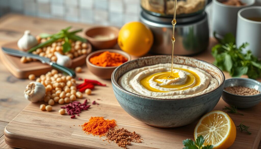 Hummus zubereiten