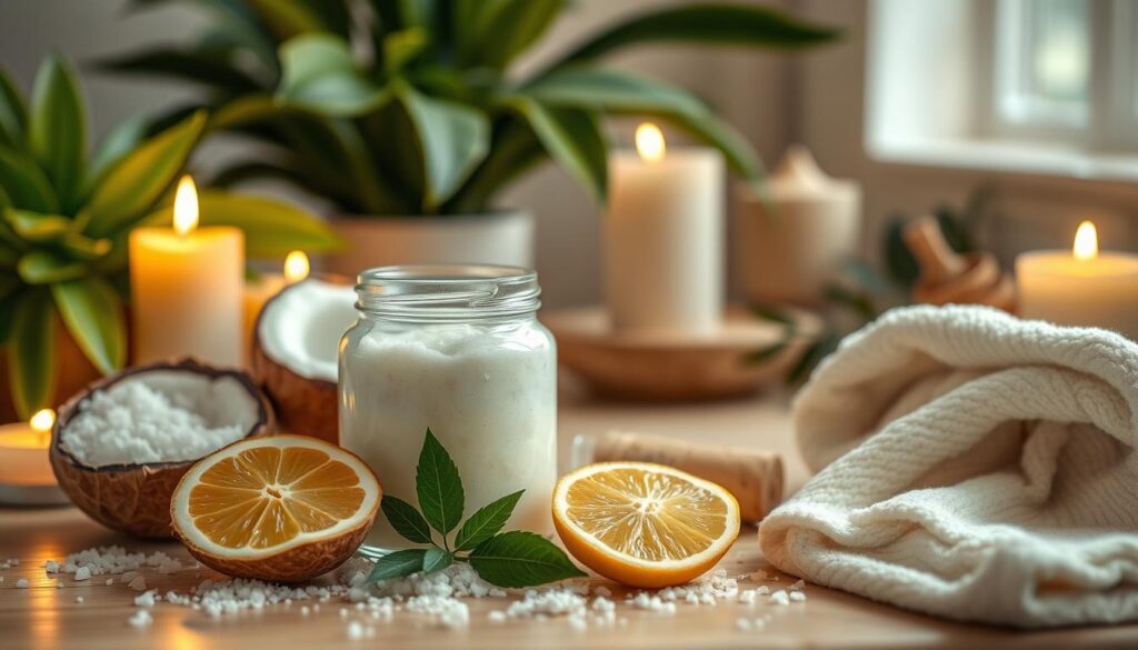 Körperpeeling für eine glatte Haut