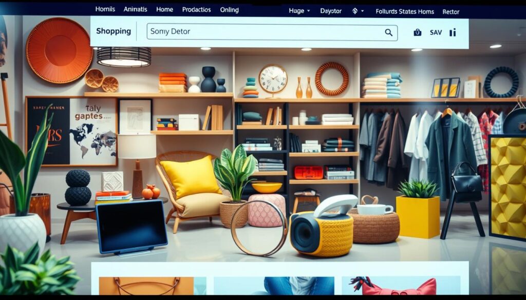Online-Shop Einkaufserlebnis Produkte