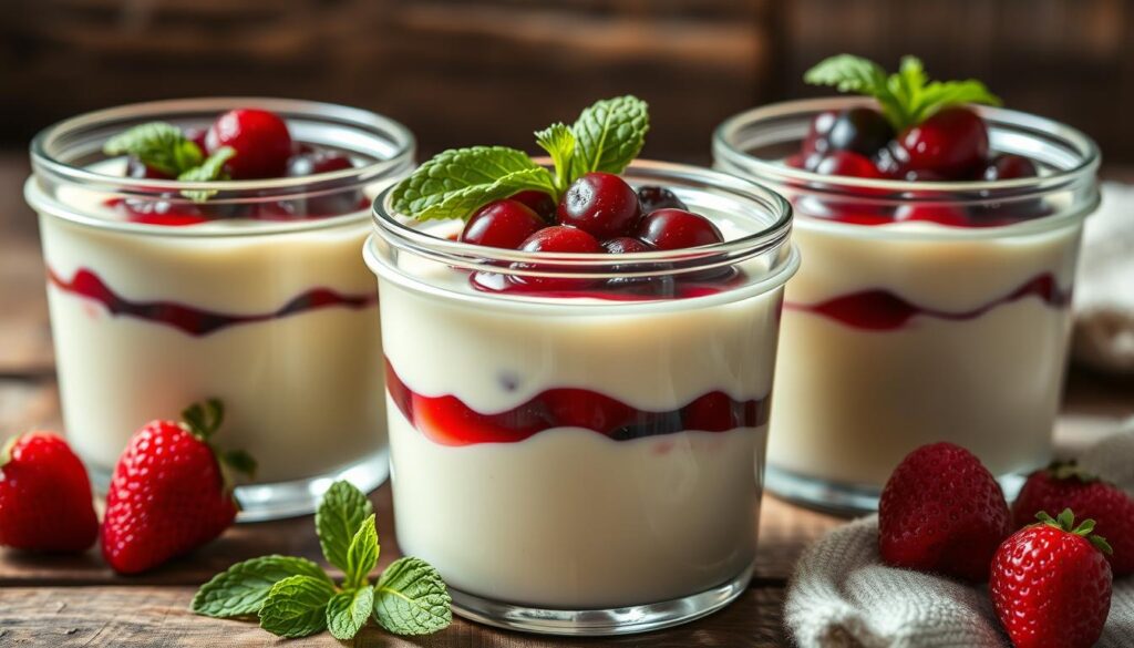 Panna Cotta im Glas