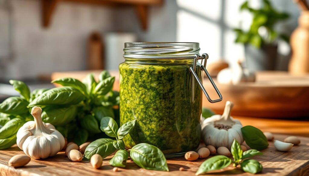 Pesto Lagerung