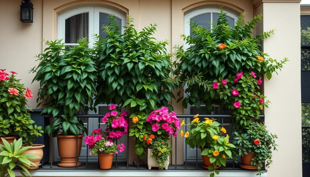 Pflanzen als Sichtschutz Balkon