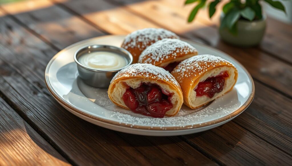 Rezept für Buchteln mit Powidl (gefüllte Hefeknödel)