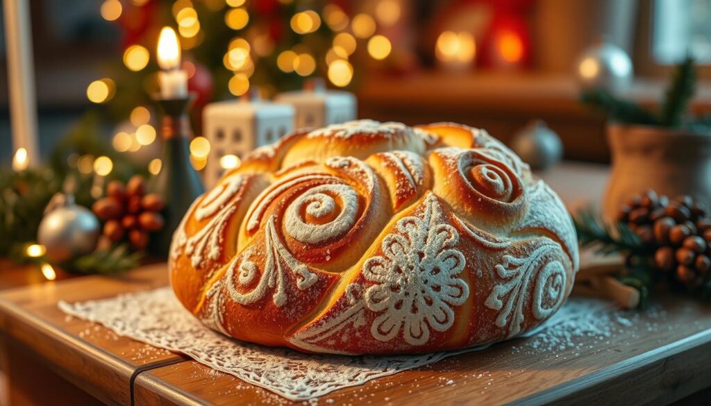 Rezept für Česnica (traditionelles Brot für Weihnachten)