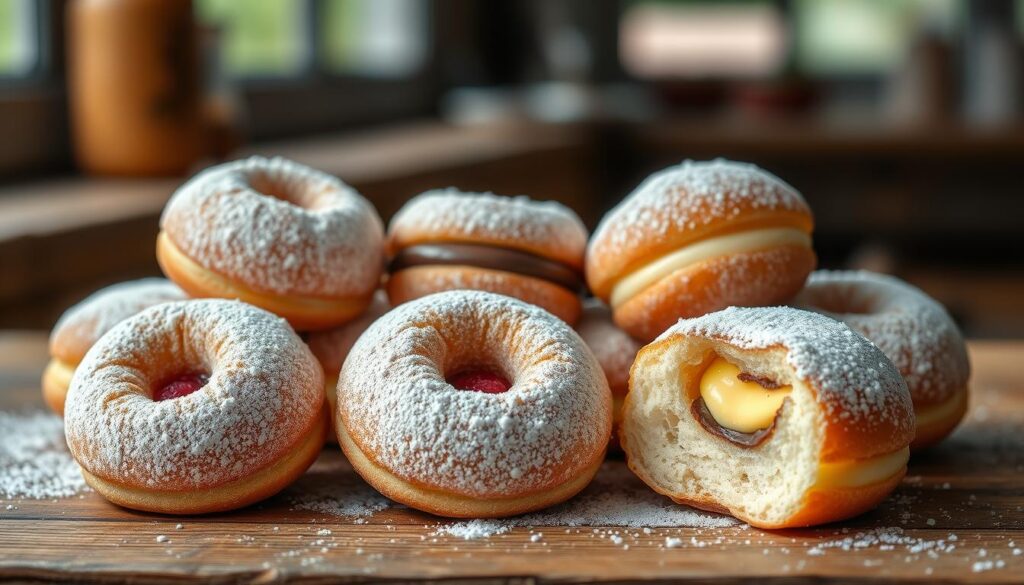 Rezept für Krofna (gefüllte Donuts)