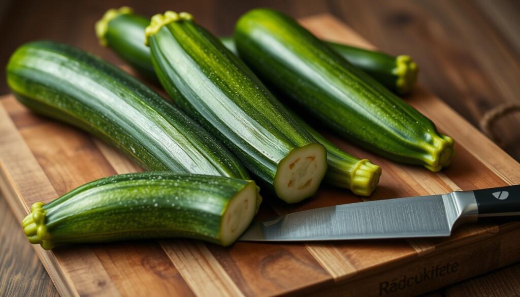 Zucchini vorbereiten