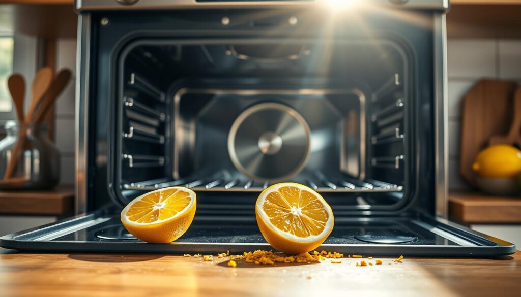 backofen reinigen zitrone