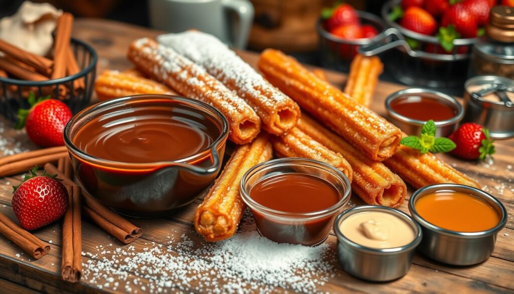 traditionelle Begleitungen zu Churros