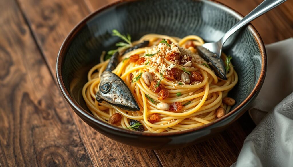 Pasta con le Sarde Rezept