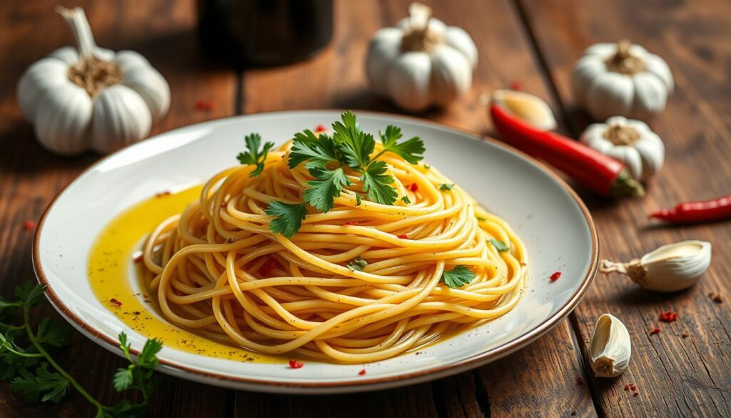 Spaghetti Aglio e Olio Rezept