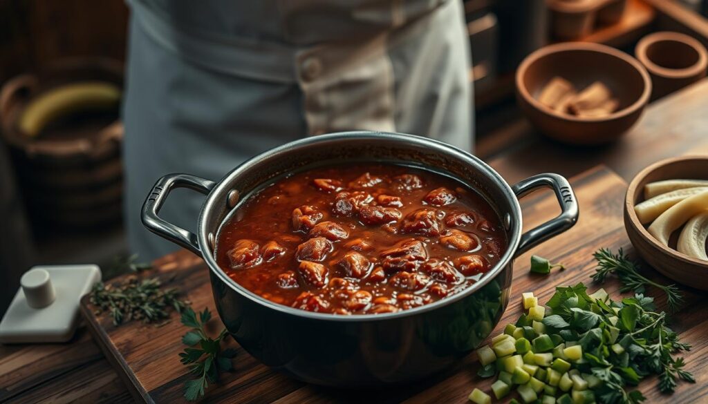 Wildschweinragout kochen