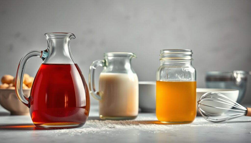 Flüssigkeitsoptionen für Pancakes Flüssigkeitsoptionen für Pancakes