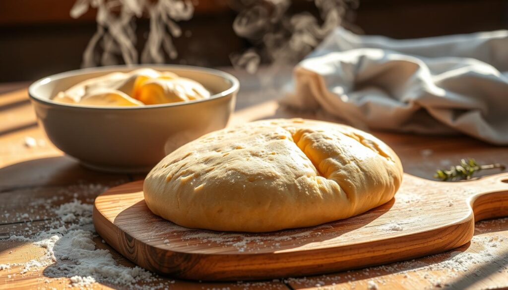 Glatter Teig für Stockbrot