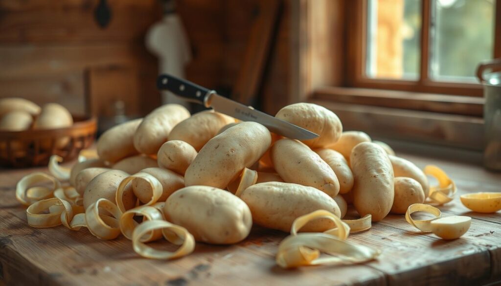 Kartoffeln schälen