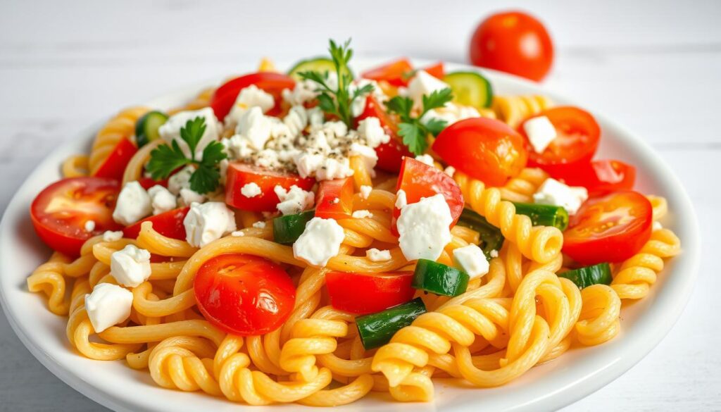 Kritharaki Salat Serviervorschläge