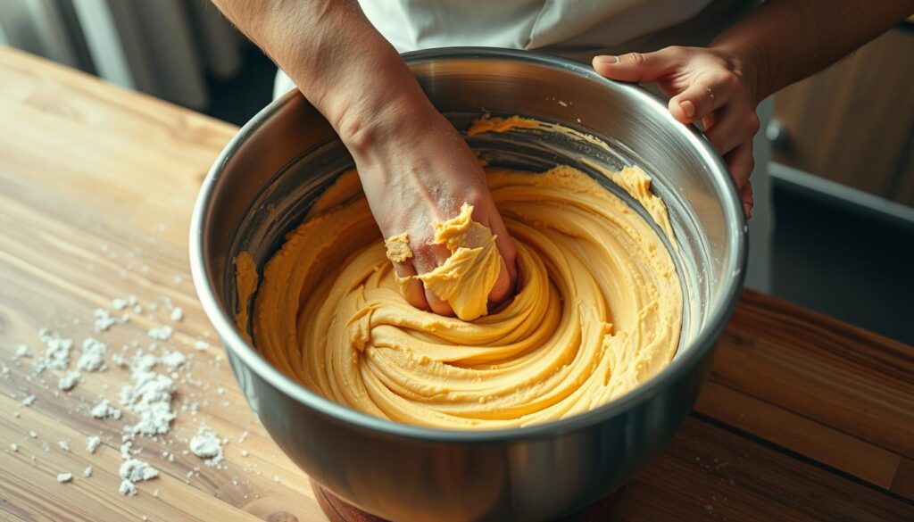 Teigzubereitung für Kuchen